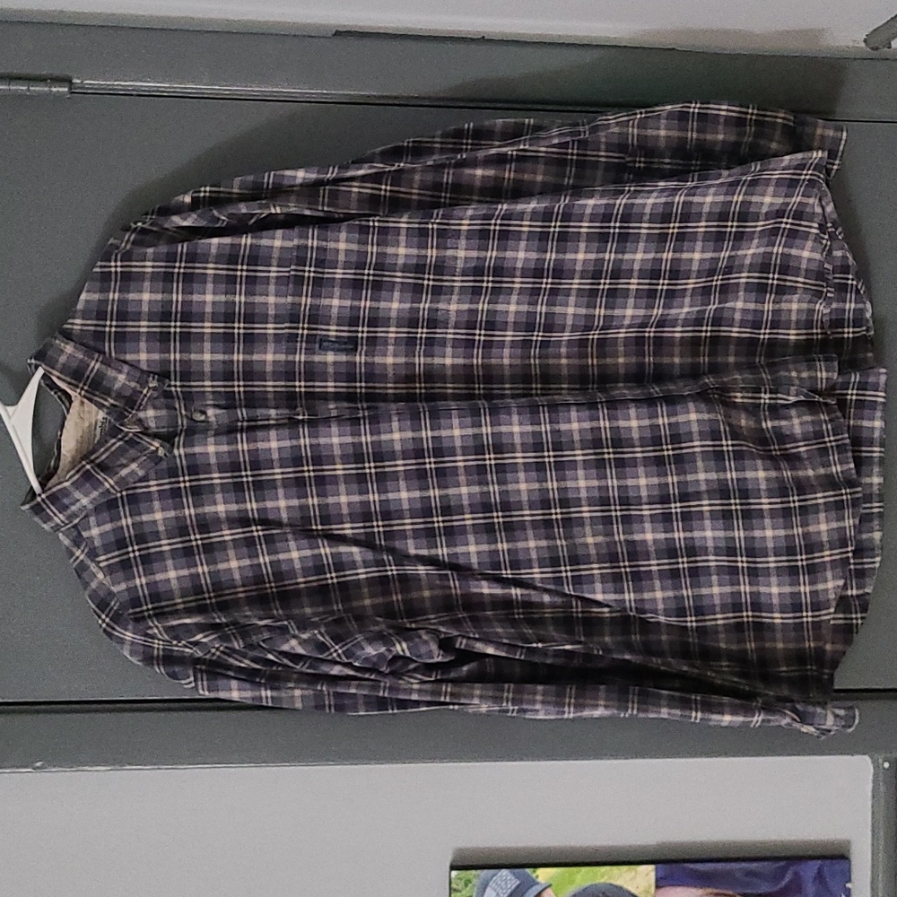 Mens columbia button up long sleeve shirt xxl